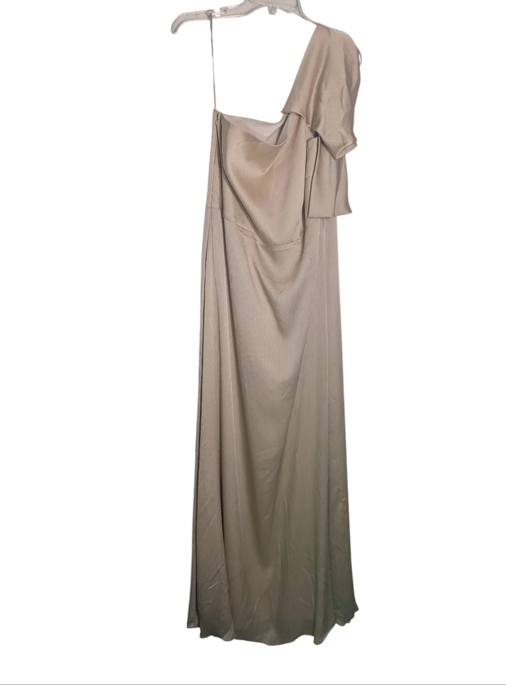 Sachin‎ & Babi Womens Dress NWT Chelsea One-Shoulder Georgette Bias Gown Size 12